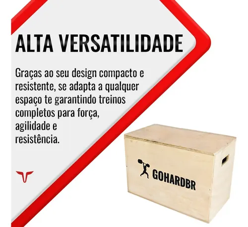 Steps Caixa De Salto Oficial - Box Jump, Cross 65x60x50