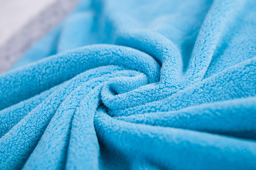Bacati Elephants Blankets, Aqua With Grey Border Ealgblk1