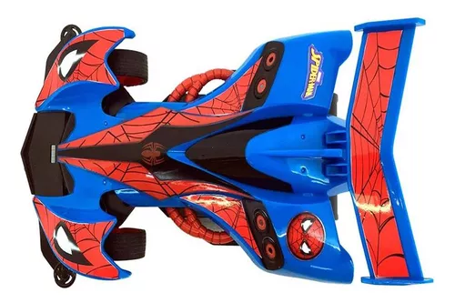 Carro Controle Remoto Spider man web Charge Candide 5820