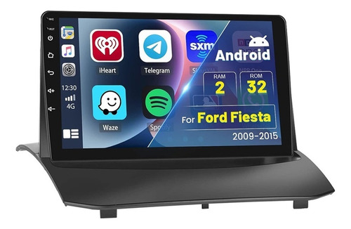 Estéreo Para Ford Fiesta 2009-2017 Android Carplay 2+32g