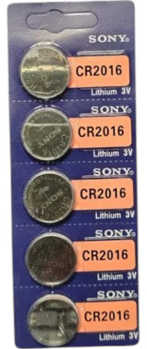 Cr2016 Sony Pila De Litio Tipo Botón, Pack 10 Piezas