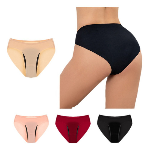 4 Bragas Menstruales Sin Costuras A Prueba De Fugas