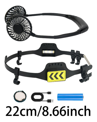 Ventilador De Enfriamiento De Sombrero Duro Personal Montaje