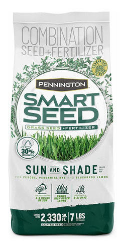 Pennington, Smart Sun And Shade Semilla De Pasto O Grama