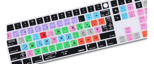Funda Silicona Xskn Para Hotkeys Teclado iMac Logic Pro