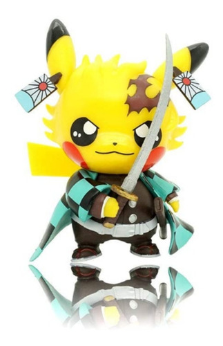 Pikachu Action Figure Cosplay Demon Slayer Kamado Tanjirou 