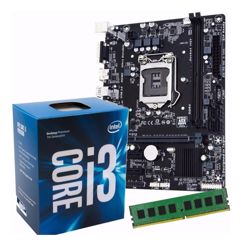 Combo Actualizacion Pc Intel I3 8100 Mother H310 8gb Ddr4 Hd