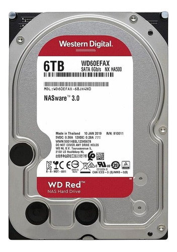 Disco Rigido Western Digital Wd Red 6tb Wd60defax