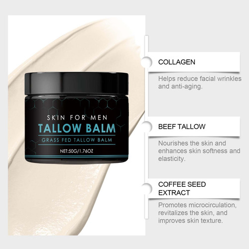 50g De Creme Hidratante Masculino Para Envelhecimento - Redu