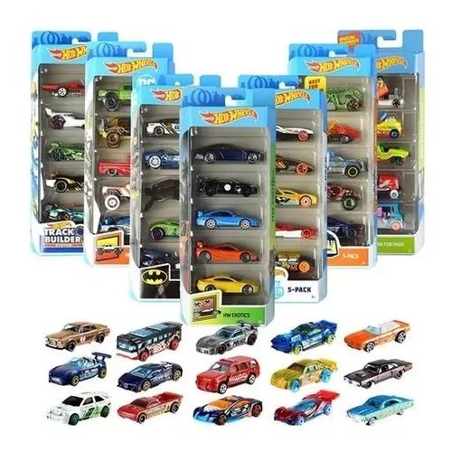 Kit com 5 carrinhos Hot Wheels Mattel - Modelos sortidos sem repetição em  Promoção na Americanas