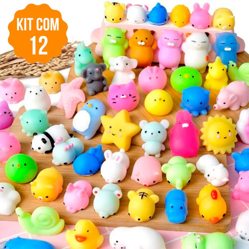 12 mascotas blandas de mochi para exprimir los squishies TikTok