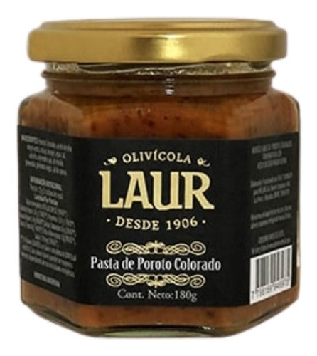 Pasta De Poroto Colorado Laur 180g. 