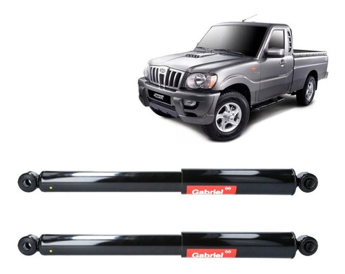 Par Amortiguadores Traseros Para Mahindra Pickup 2007 2012