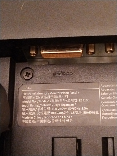 Dell Monitor 19 Pulgadas (Usado)