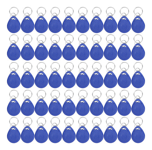 Llavero Para Tarjetas De Identificación, 50 Unidades, 125 Kh