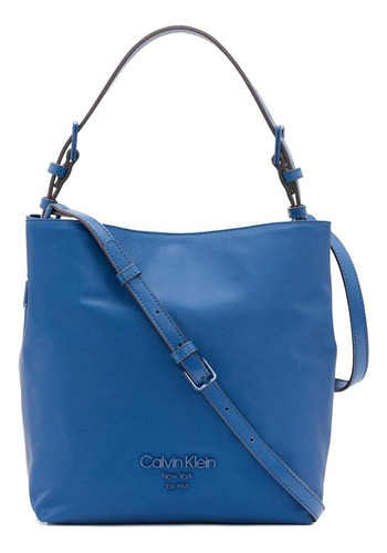 Calvin Klein Brielle Bucket, Cobalt