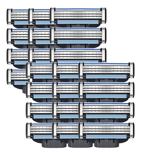 24 Unidades Cuchillas De Afeitar, Recambios Hojas De Afeitar