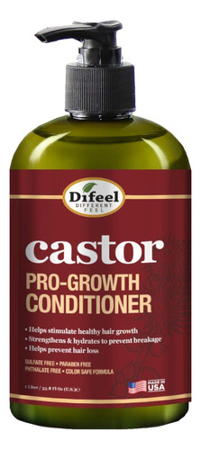 Difeel Castor Pro-growth Acondicionador 12 Onzas