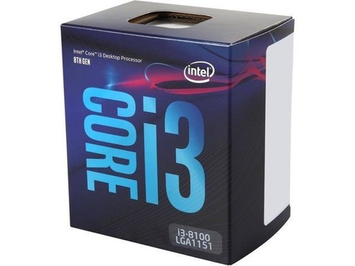 Cpu Intel Core I3-8100 Coffeelake S1151 Box - Sie Cordoba