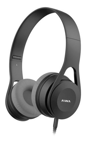 Auricular Aiwa Ava-102n Negro Cable - Aj Hogar