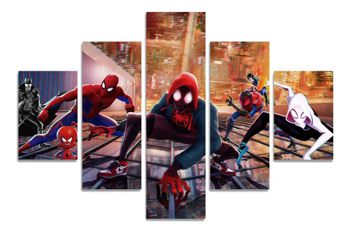 Cuadro Spider-man Into The Spider-verse 100x70 Cm Gs Cuadros