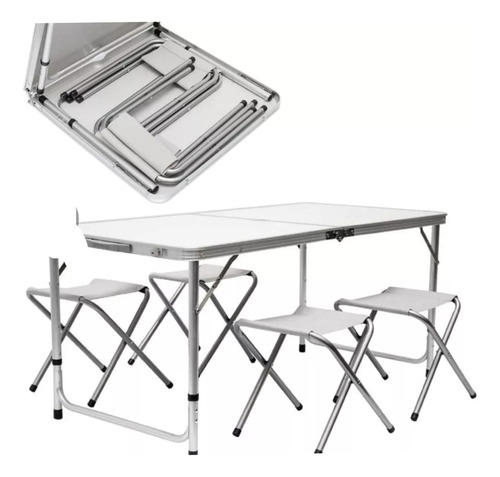 Mesa Plegable De Camping Aluminio Sh23