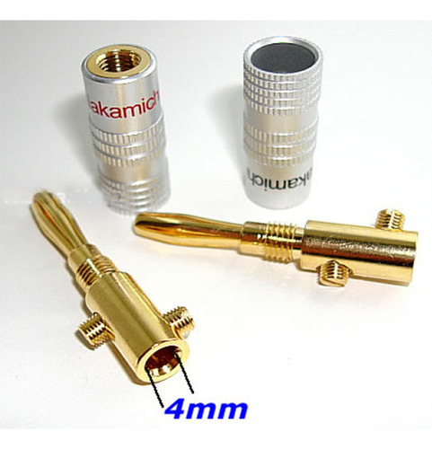 Kit 20 Plug Conector Banana Nakamichi 4mm Macho Caixa Som Ht