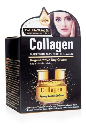 Crema Facial Colageno Regenerativa Para El Día. Collagen