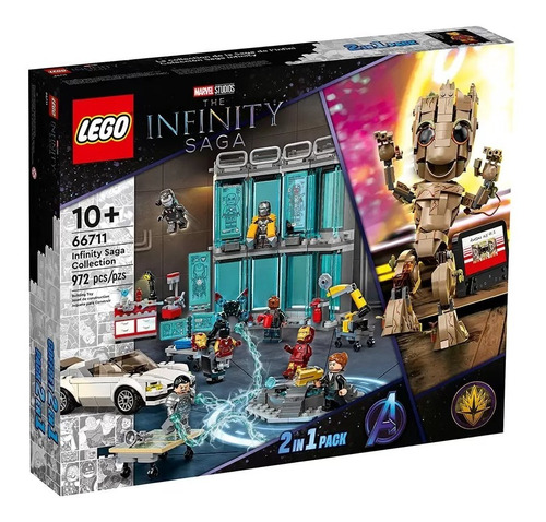 Lego Set De Colección Infinity Saga Marvel 2 En 1 972 Pzas