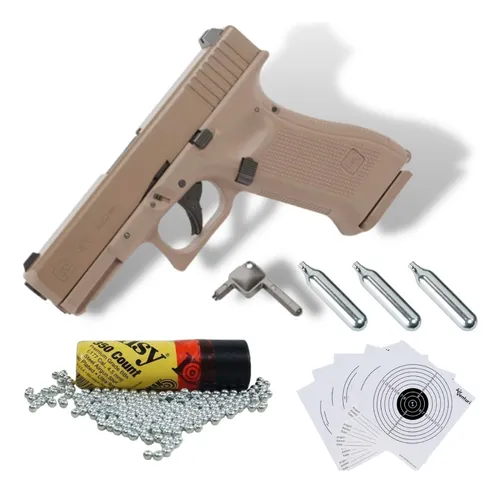 comprar Paq Umarex Blowback Glock 19x Gen 5 Co2 Bbs 4.5mm Xchws C