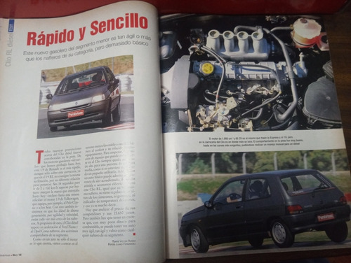 Revista Parabrisas 211 1996 Renault Clio Rl Diesel.leer Bien
