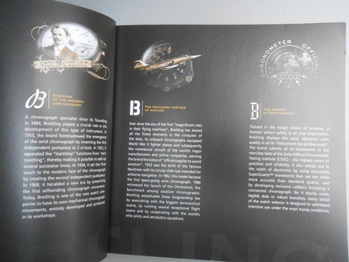 Libro Catalogo De Relojes Breitling Edicion 2016 En Ingles (Usado)