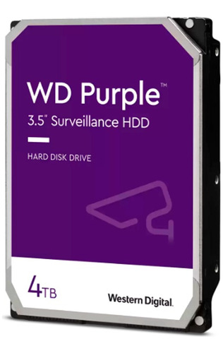 Disco Duro Western Digital Wd Purple, 4tb, Sata 6.0 Gb/s