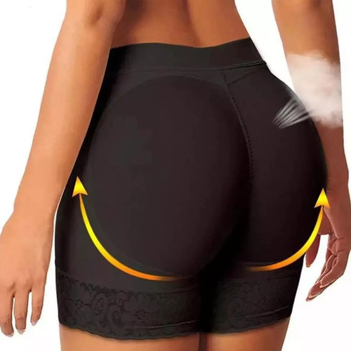 Mujer Encaje Clásico Ropa Shaper Butt Lifter Panty 2 Piezas