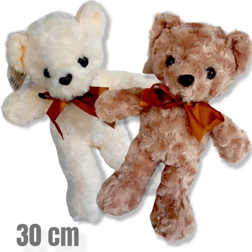 2 Osos De Peluches Felpa Regalo Dia De La Madre Amor 30 Cm