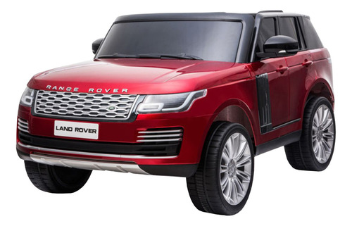 Carro Elétrico Infantil Range Rover Banco Couro Mp5 Vermelho