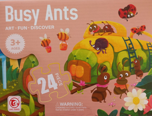 Rompe Cabezas Infantil Puzzle Busy Ants Hormigas 24 Psc Toyz