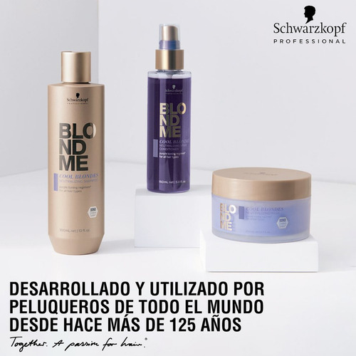 Blondme Shampoo Neutralizante Para Rubios Fríos 300 Ml