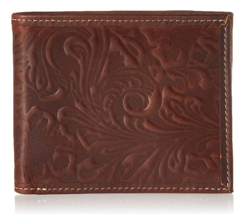 Lucky Brand Bifold Rfid De Cuero Para Hombre, Marron, Osfa,