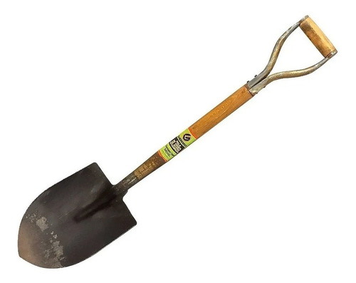 Imagen 1 de 3 de Pala Corazón Gherardi Estampada Cabo Madera Reforzada
