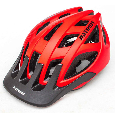 Casco Para Bicicleta Mtb. Patriot X 2.0 Rojo  M  (54-57cm)