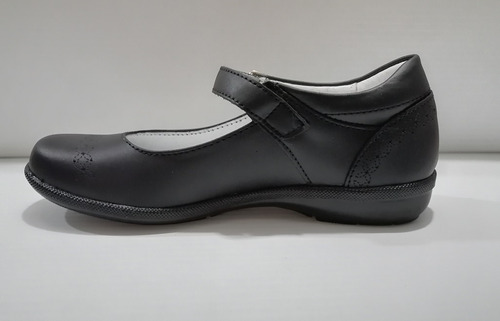 Zapato Escolar Chabelo Niña Color Negro Mod (56106- A)