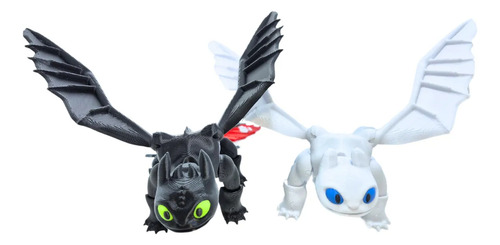 Pack Stl Chimuelo Y Furia Luminosa 3d Articulados