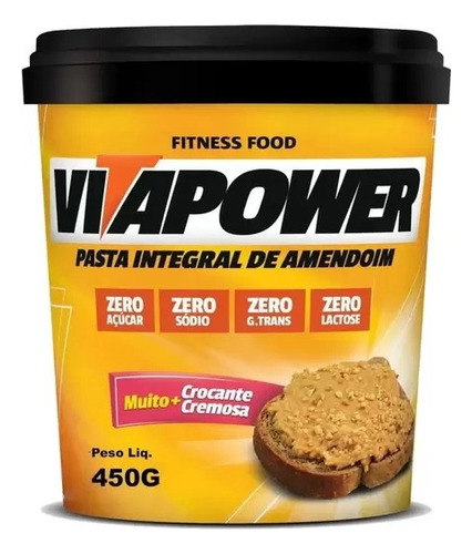 Pasta De Amendoim Crocante (450g) - Padrão: Único Único