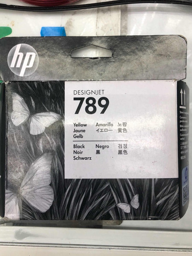 Cabezal Original Hp. 789.  Yellow / Black.  Ch612a