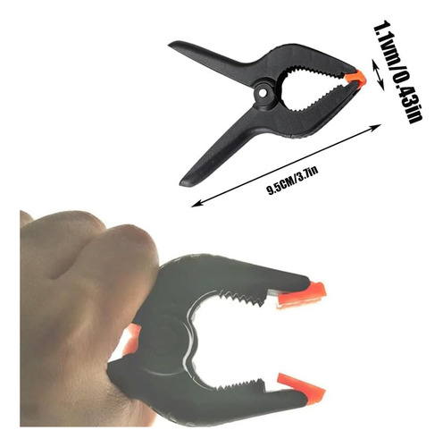 10 Pcs Abrazadera De Resorte En A,