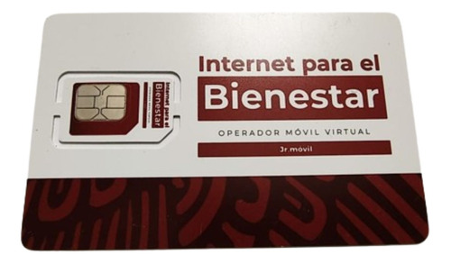 Chip Celular Internet Para El Bienestar Jrmovil 30dias 15gb