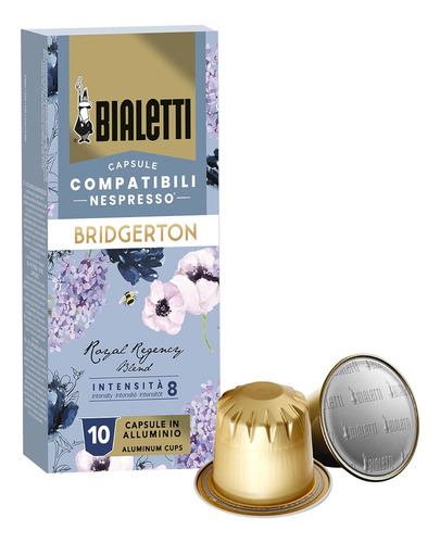 Capsulas Bialetti Bridgerton Nespresso 80 Arábica 20 Robusta