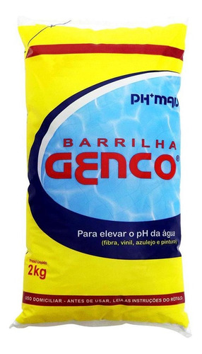 Neutralizador Ph Genco 2kg Piscina - Água Tratada Cloro