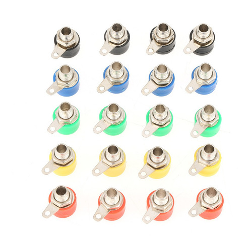 Terminal De Amplificador De Bocina De 4 Mm De Colores Mezcl